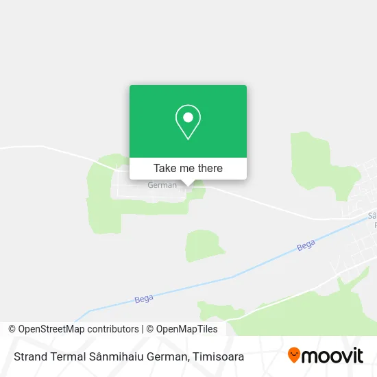 Strand Termal Sânmihaiu German map