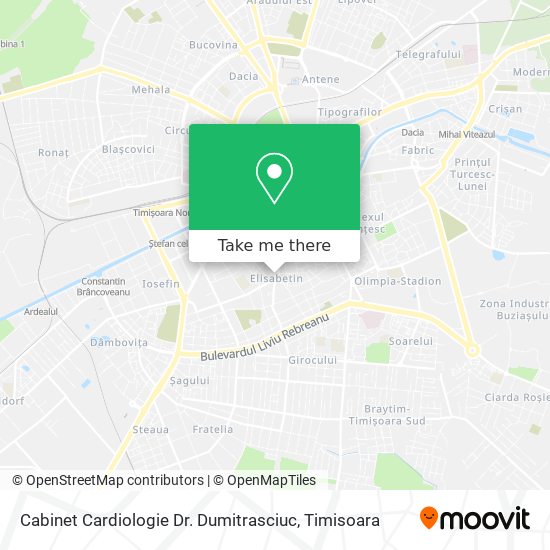 Cabinet Cardiologie Dr. Dumitrasciuc map