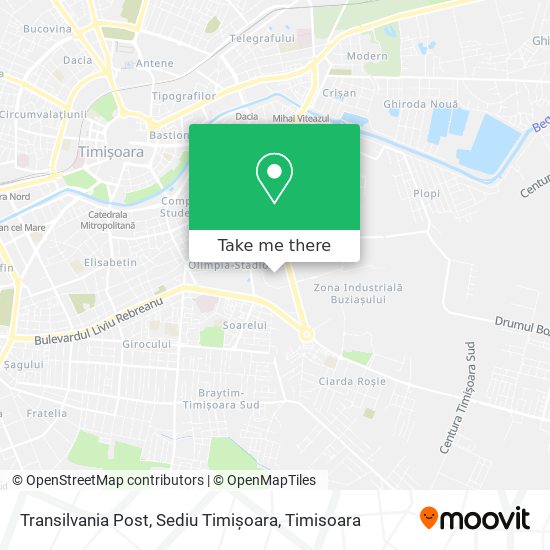 Transilvania Post, Sediu Timișoara map