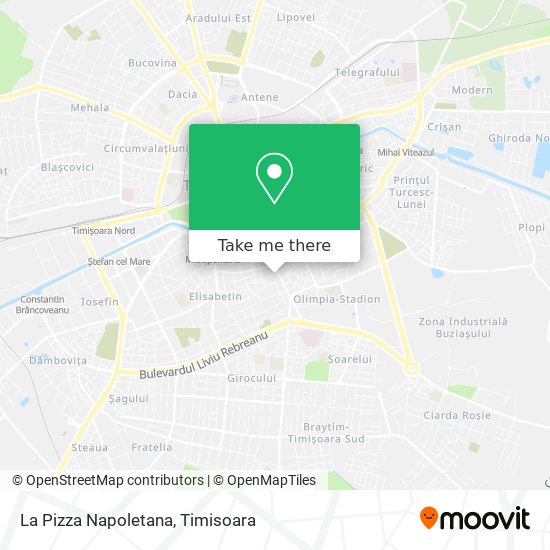 La Pizza Napoletana map