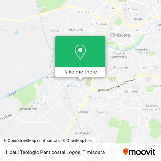 Liceul Teologic Penticostal Logos map
