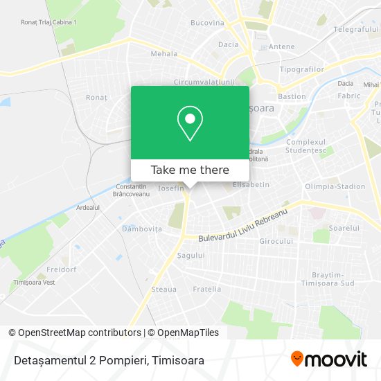 Detașamentul 2 Pompieri map