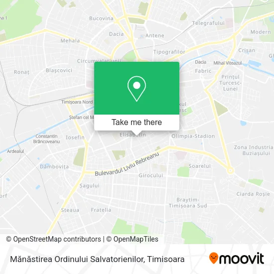 Mănăstirea Ordinului Salvatorienilor map