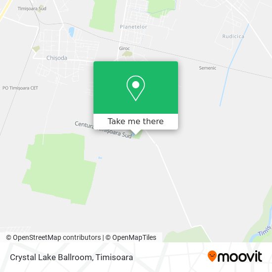 Crystal Lake Ballroom map