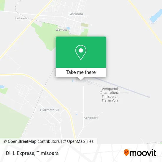 DHL Express map