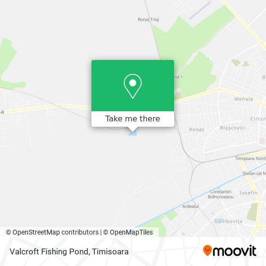 Valcroft Fishing Pond map