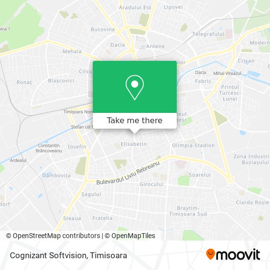 Cognizant Softvision map