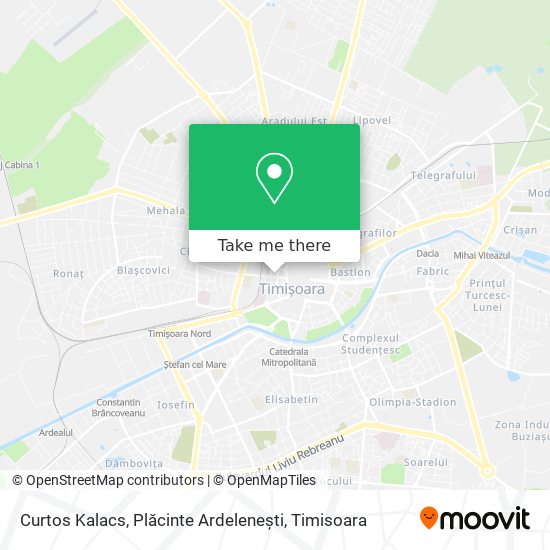 Curtos Kalacs, Plăcinte Ardelenești map