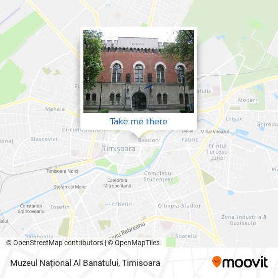 Muzeul Național Al Banatului map