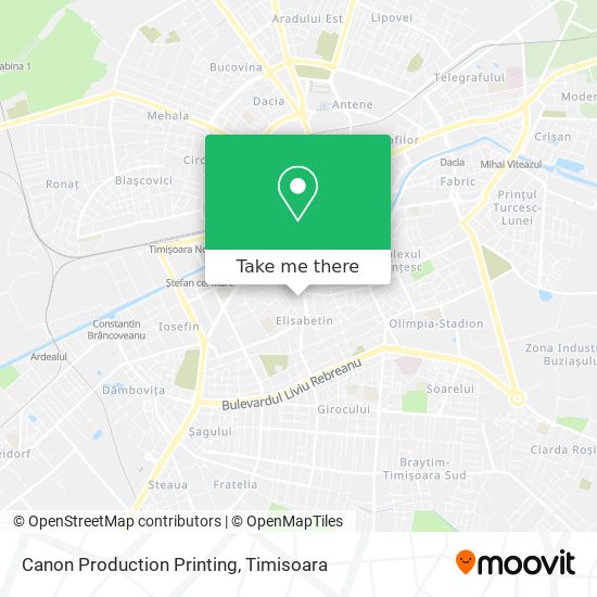 Canon Production Printing map