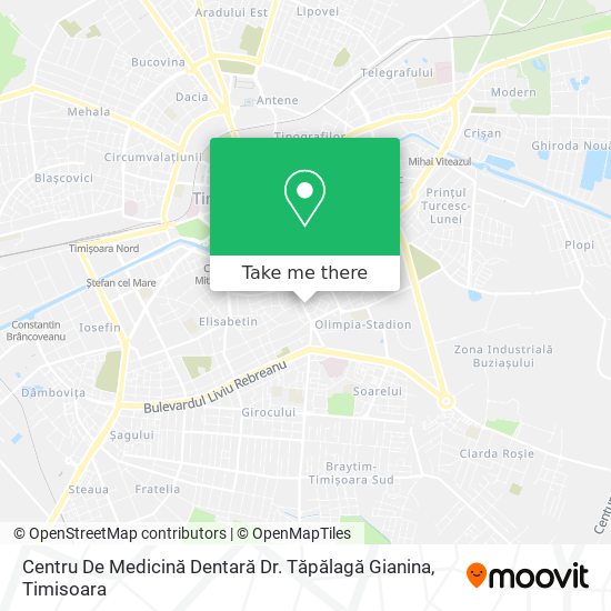 Centru De Medicină Dentară Dr. Tăpălagă Gianina map