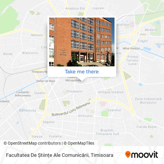 Facultatea De Științe Ale Comunicării map