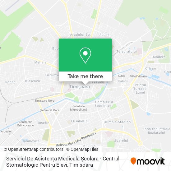 Serviciul De Asistență Medicală Școlară - Centrul Stomatologic Pentru Elevi map