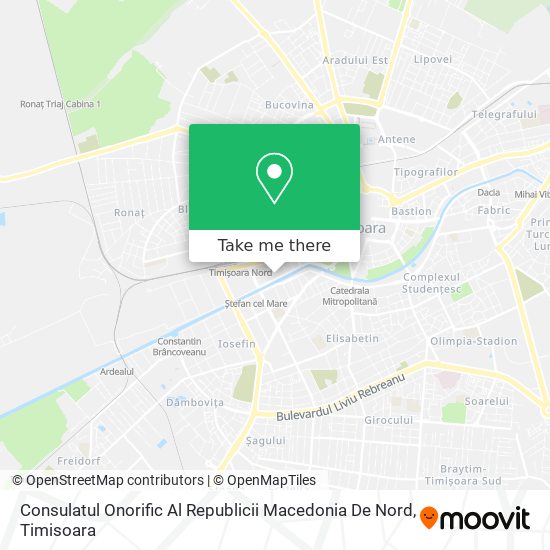 Consulatul Onorific Al Republicii Macedonia De Nord map