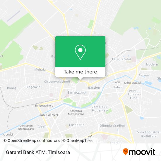 Garanti Bank ATM map