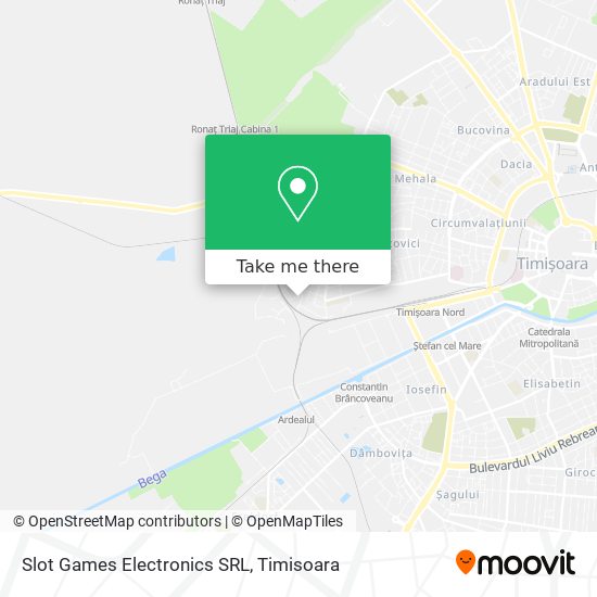 Slot Games Electronics SRL map