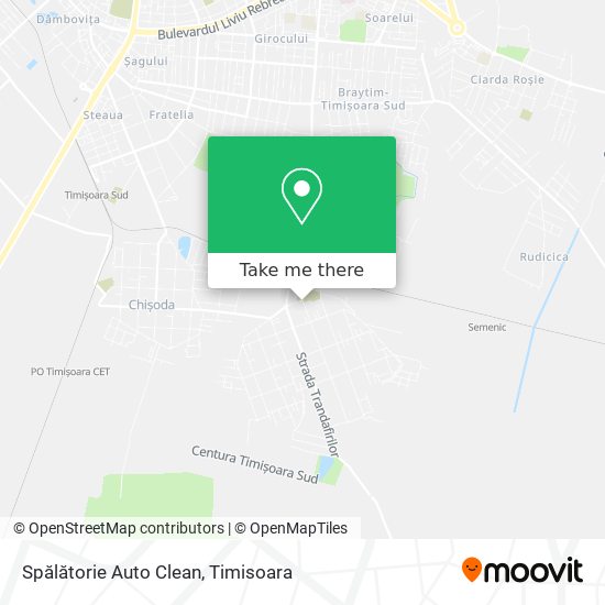 Spălătorie Auto Clean map