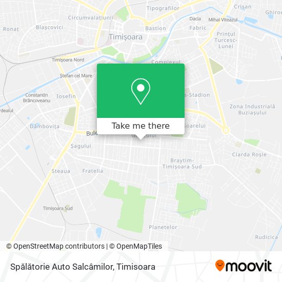 Spălătorie Auto Salcâmilor map