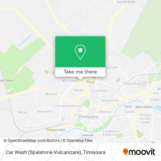 Car Wash (Spalatorie-Vulcanizare) map