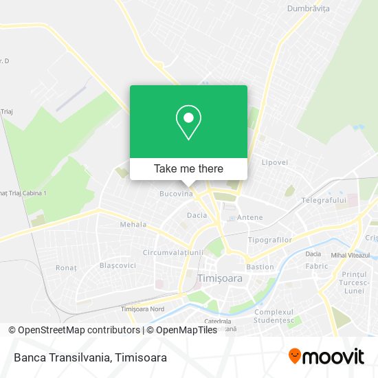 Banca Transilvania map