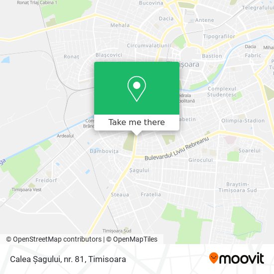 Calea Șagului, nr. 81 map