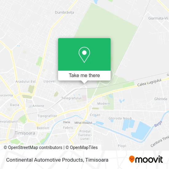 Continental Automotive Products map