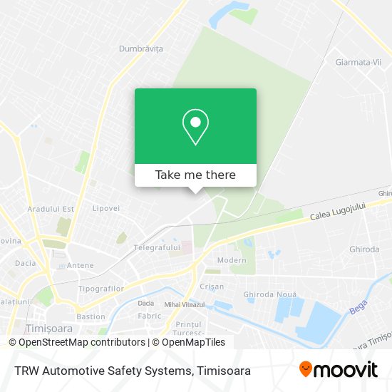 TRW Automotive Safety Systems map