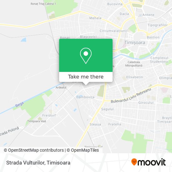 Strada Vulturilor map