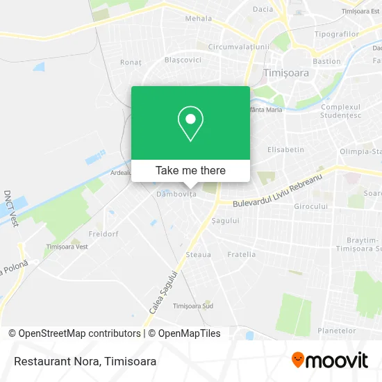Restaurant Nora map