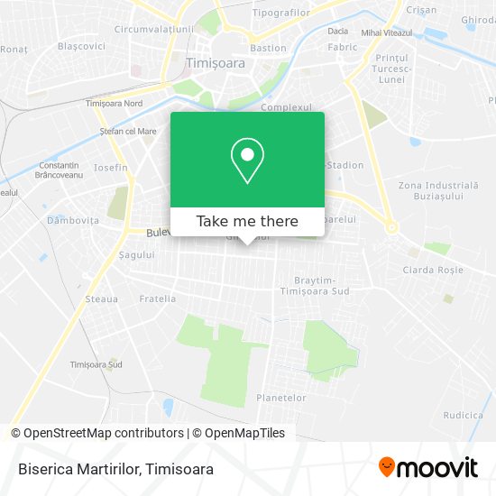 Biserica Martirilor map