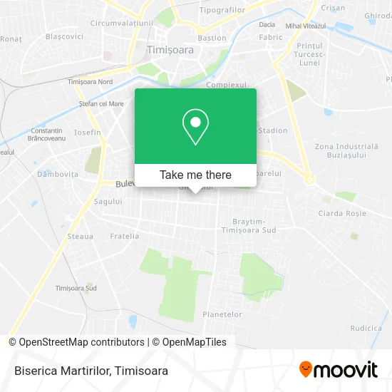 Biserica Martirilor map