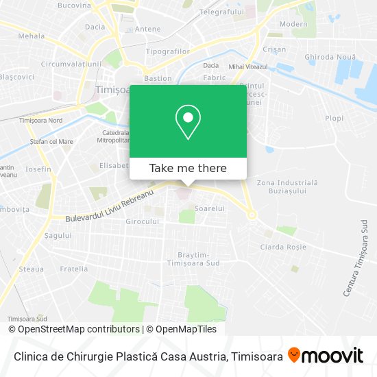 Clinica de Chirurgie Plastică Casa Austria map
