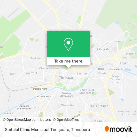 Spitalul Clinic Municipal Timișoara map