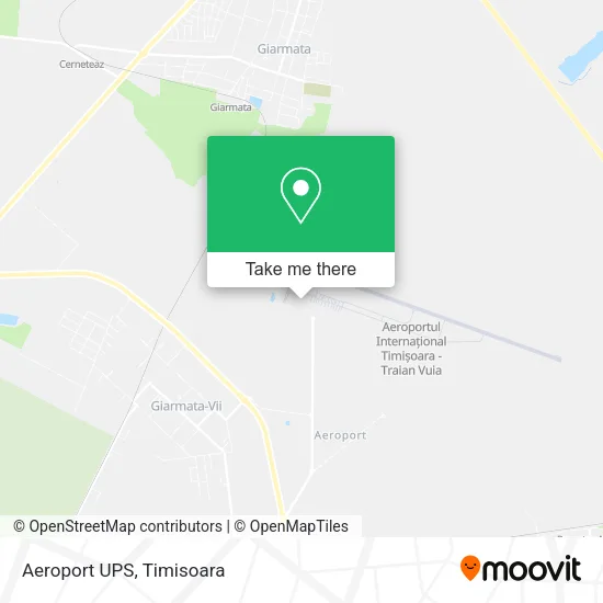 Aeroport UPS map
