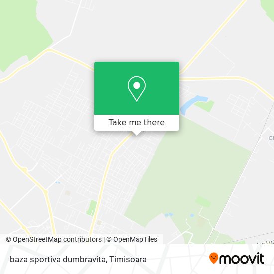 baza sportiva dumbravita map