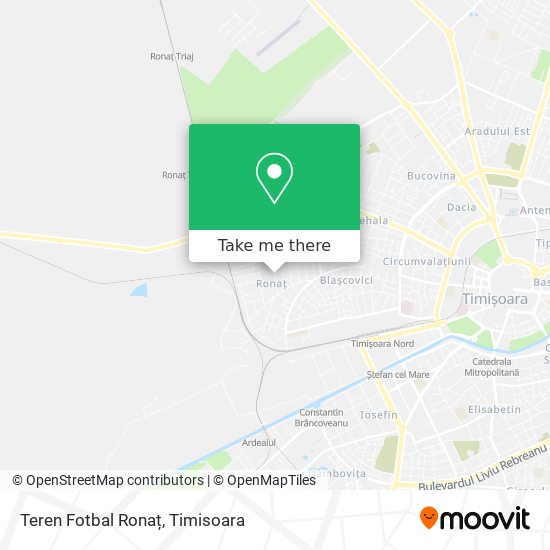 Teren Fotbal Ronaț map