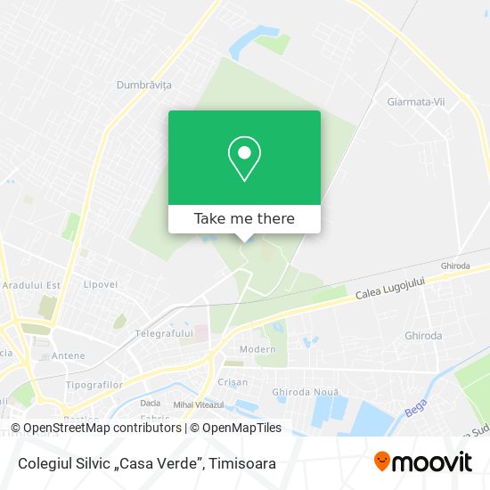 Colegiul Silvic „Casa Verde” map