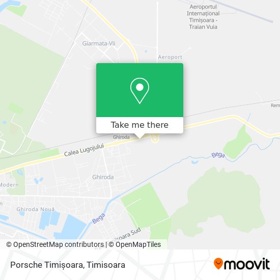 Porsche Timișoara map
