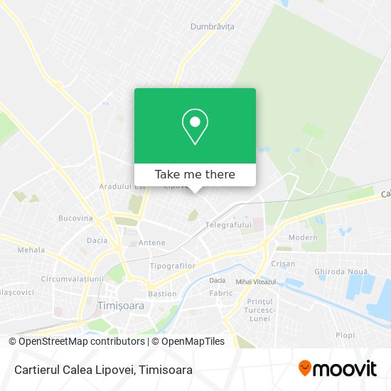 Cartierul Calea Lipovei map