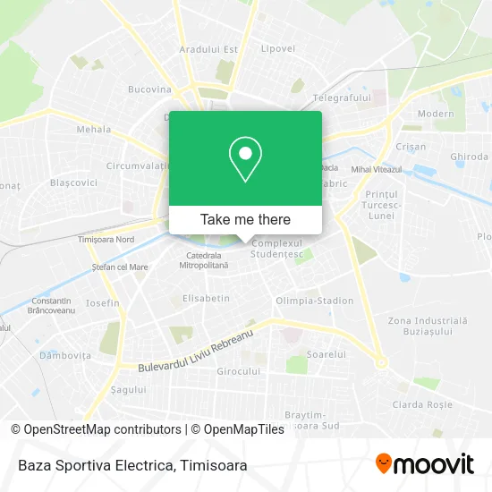 Baza Sportiva Electrica map