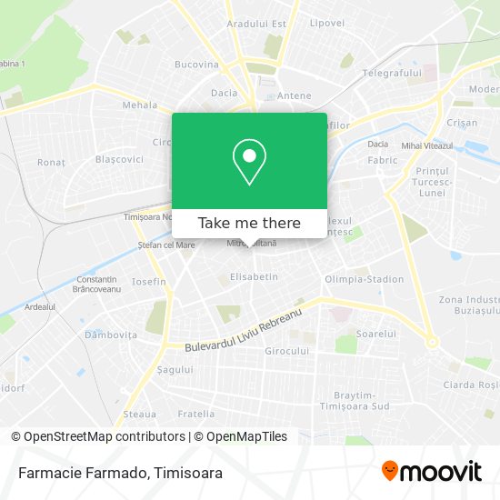 Farmacie Farmado map