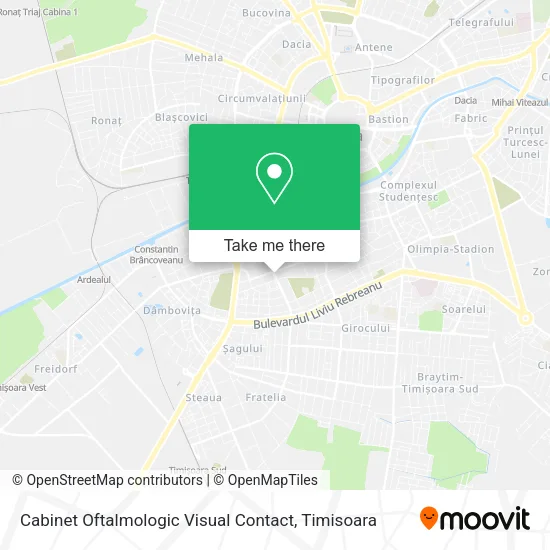 Cabinet Oftalmologic Visual Contact map