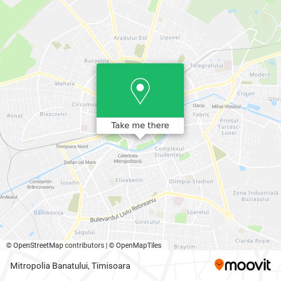 Mitropolia Banatului map