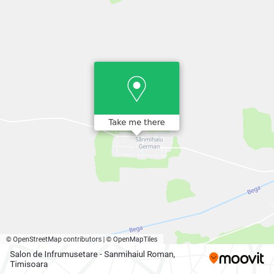 Salon de Infrumusetare - Sanmihaiul Roman map