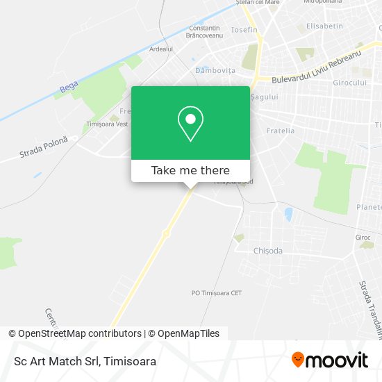 Sc Art Match Srl map