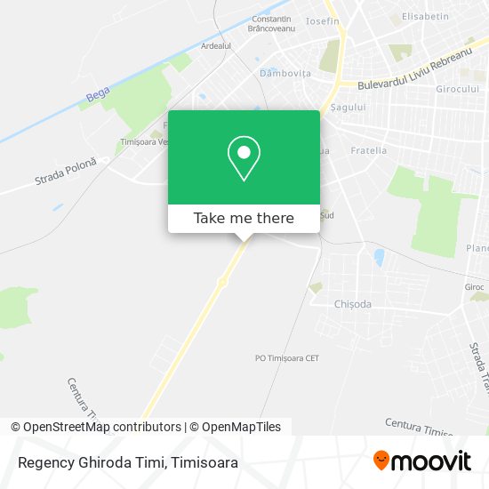 Regency Ghiroda Timi map