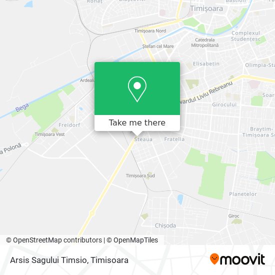 Arsis Sagului Timsio map