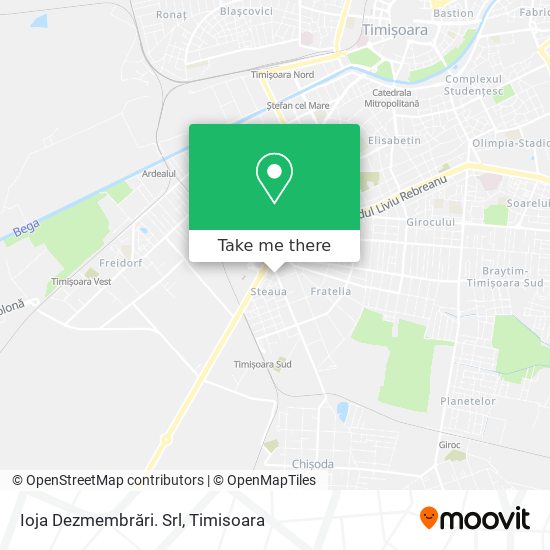 Ioja Dezmembrări. Srl map