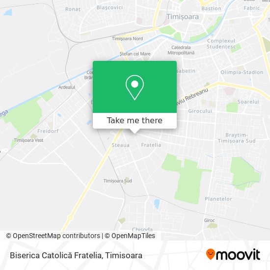 Biserica Catolică Fratelia map