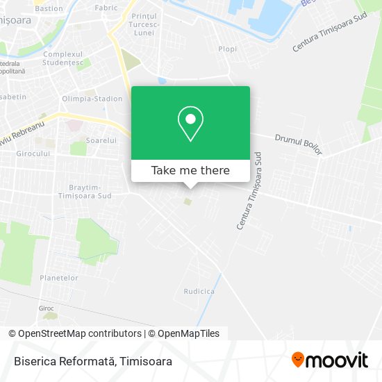 Biserica Reformată map